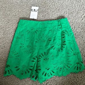 Zara Eyelet Lace Short